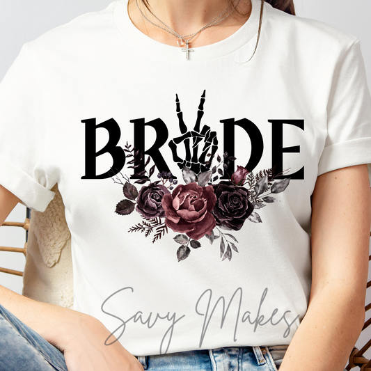 Gothic Bride & Wedding Party Shirts